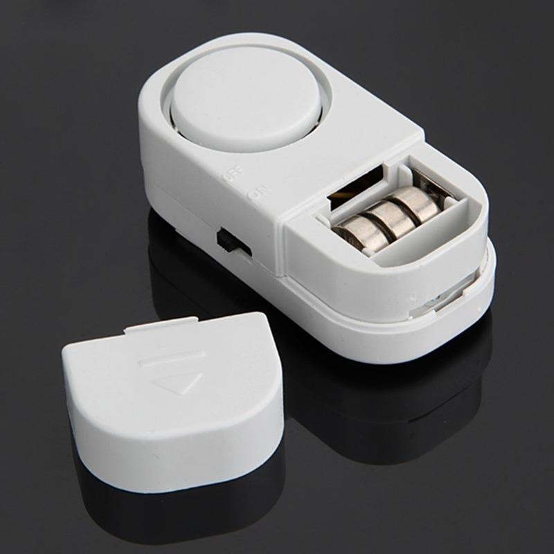 White Large Decibel Door Magnetic Door and Window Alarm Hotel Home Anti-theft Device Female Safety Protection Door Alarm