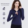 Quick-Dry Slim-Fit Stand-Up Collar Sports Jacket for Running & Yoga