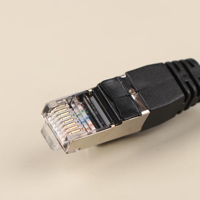1Pc Ethernet Splitter Rj45 1 Male To 2 Female Lan Ethernet Cable Splitter Cable Ethernet Socket Connector Extension Cable