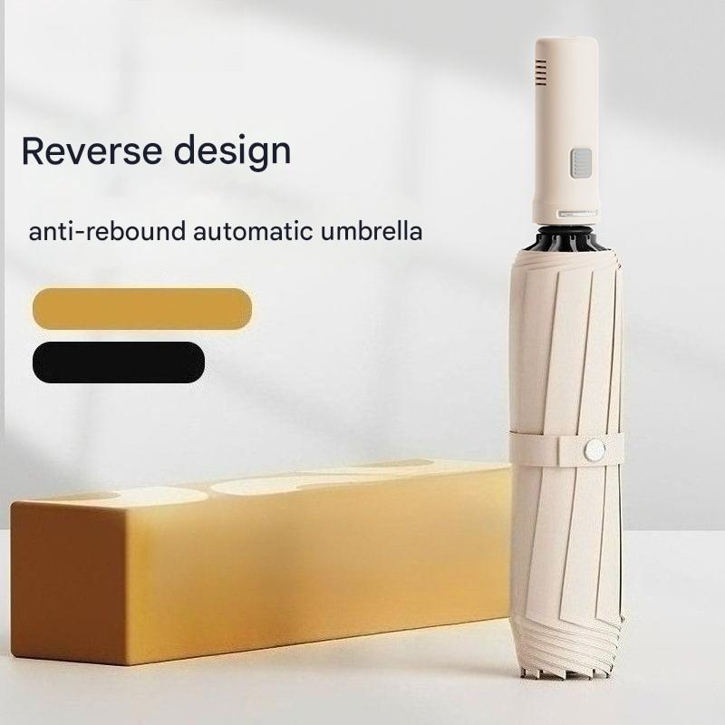 10 Bone Fully Automatic Sectional Retractable Anti-Rebound Reverse Folding Sunny Wind-resistant Portable Umbrella