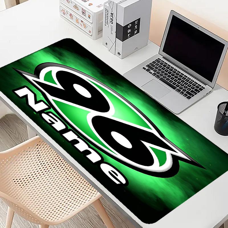 Custom Name Personalized Hannover 96 Football Pattern Mousepad, Laptop PC Desk Mat, Decorative Desk Mat for Home Keyboard Pad Gift