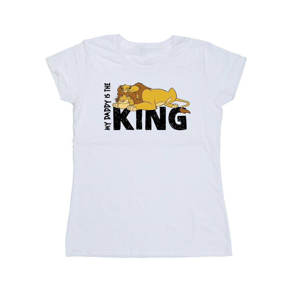 Disney Womens/Ladies The Lion King Daddy Is King Cotton T-Shirt