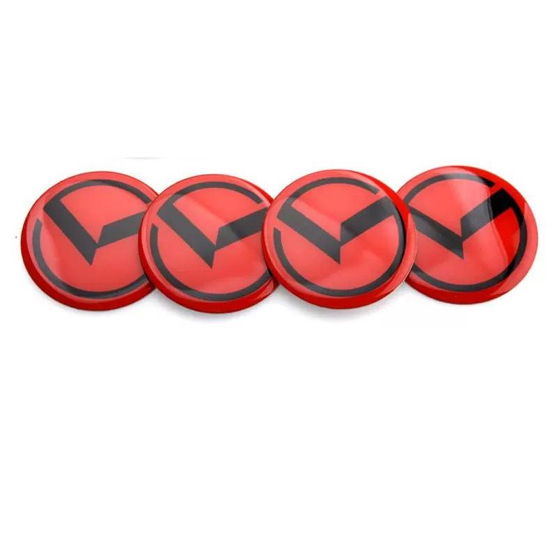 60mm 4PCS Car Wheel Center Hub Sticker Accessories for KIA K7 K9 K2 K3 K5 KX3 Rio Sportage Sorento Ceed RIO Soul Stinger BV3