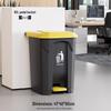 Large Pedal-Operated Waste Bin