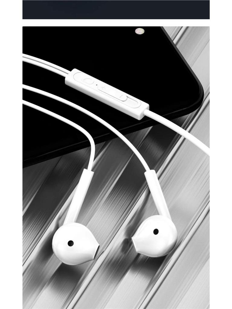 In-Ear Wired Computer Headphones with 2-3 Meter Cable & Microphone for Live Streaming