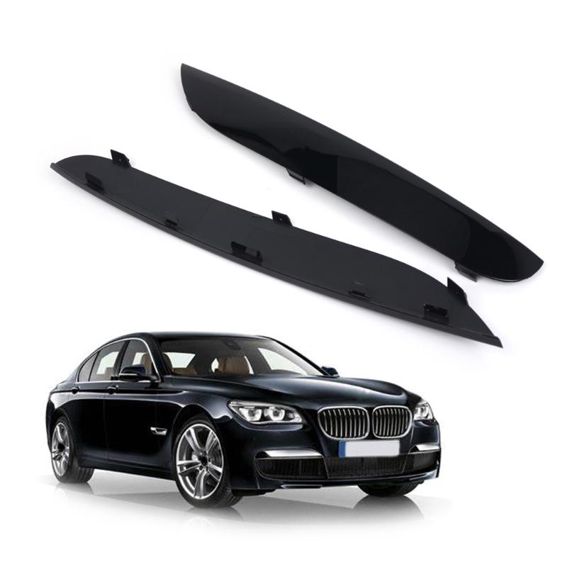 2x Car Front Left Right Trim Bumper Grille Grill 51118099323 51118099324 Compatible For F01 F02 51118047727 51118047728