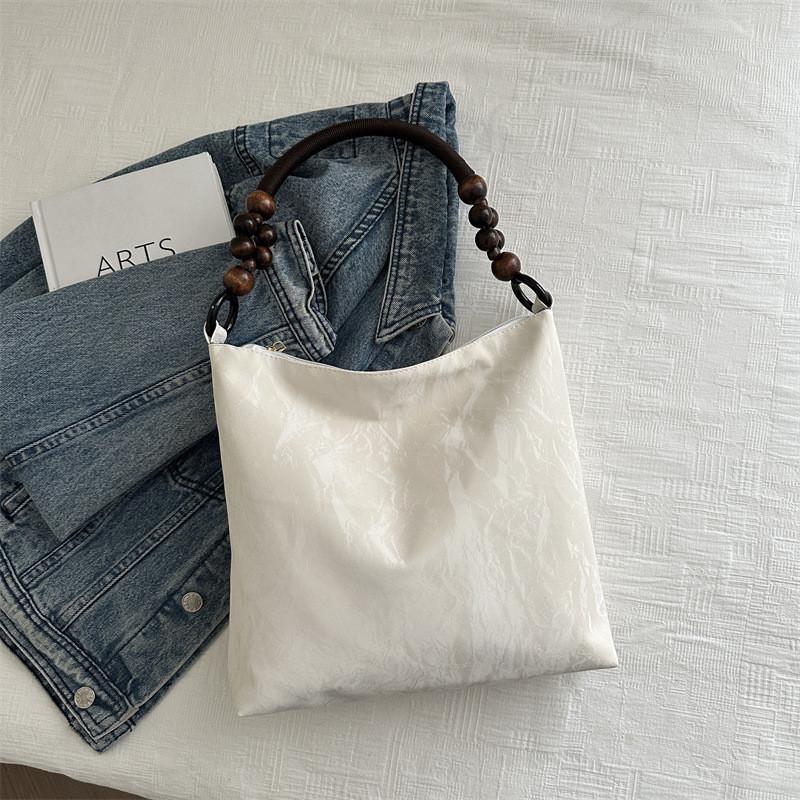 Trendy Street Style Casual Tote Bag 2024 Summer Fashion Pu Shoulder Bag