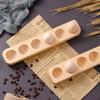 Solid Wood Egg Tray Egg Storage Box Display Rack Storage Tray Kitchen Organizer Dessert Plate Snack Bowl Dim Sum Dish Egg Rack
