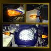 4PCS Turn LED Blinker Signal Light For Amber Indicator BMW Clear Lens Motorcycle