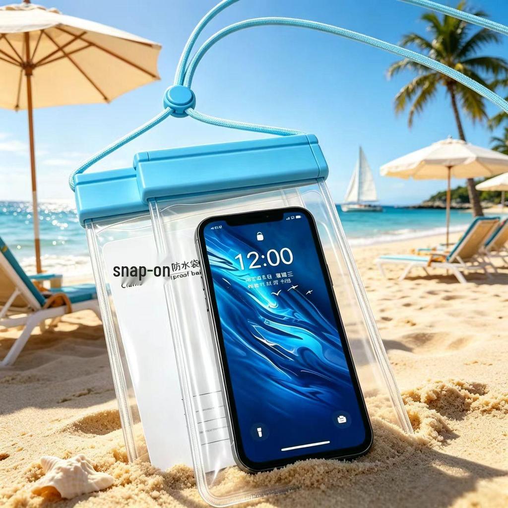 Waterproof Touchscreen-Compatible Mobile Phone Bag for Rafting and Diving