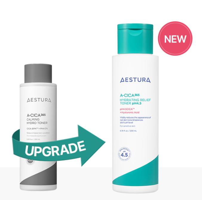 AESTURA A-Cica365 Hydration Toner pH4.5 200ml Sensitive Skin Soothing Toner