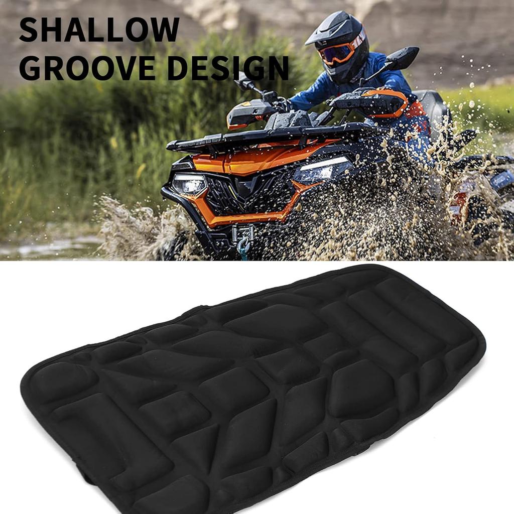 SaferCCTV Motorcycle Seat Cover ATV Padded Seat Protector,Motorcycle Seat Cushion Air Cooling 3D Mesh Motorcycle Seat Pad