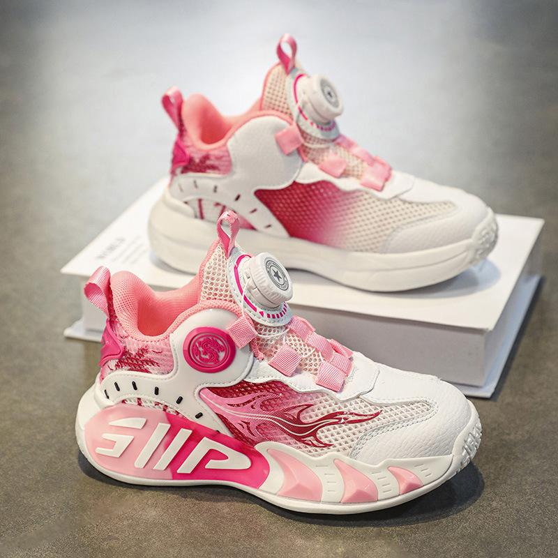 Classmate girls 2025 autumn and winter new children's running basketball shoes medium and older children's autumn soft-soled sports shoes girl