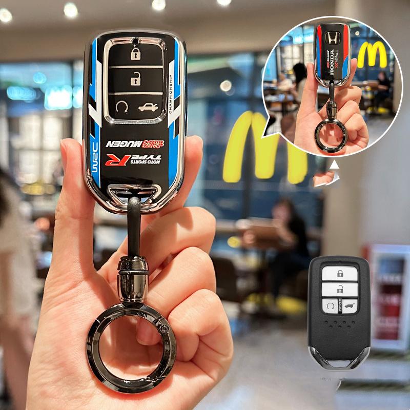 New TPU Car Key Cover Case Shell For Honda Vezel City Civic Jazz BRV BR-V HRV Accord EXL Crv Pilot Ridgeline Odyssey Grace Logo