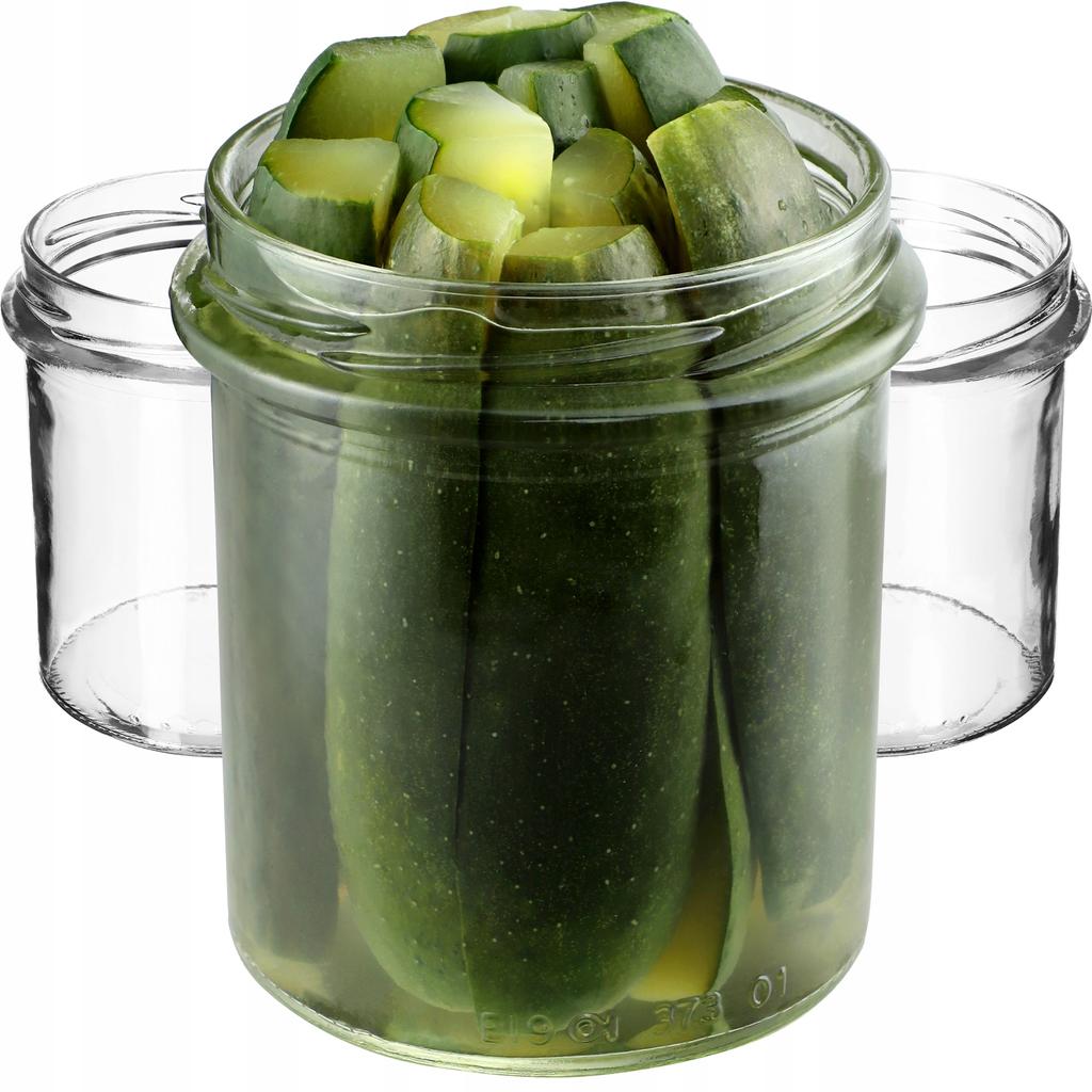 KADAX 10x Glas Glas 350ml Für Konserven Marmelade Honig Pastete Fleisch