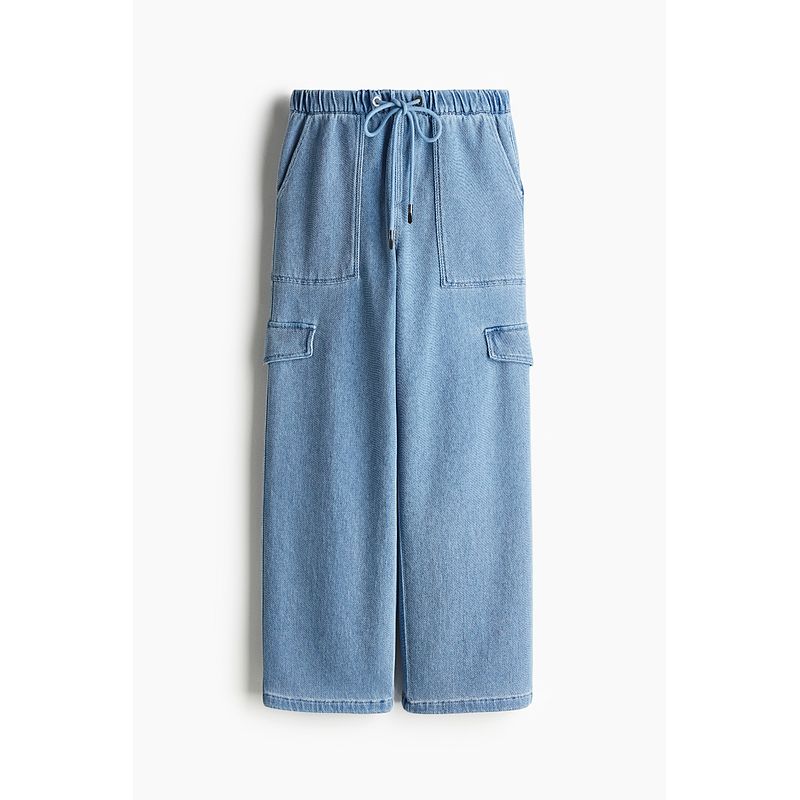 

HM Women s Jeans 2025 Fall New Arrival Fashion Commuters Workwear Pants Washed Loose Pants 1285304