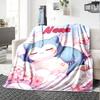Customiz Name Personality Pokémon Blanket Soft &Warm Sofa Office Bed Travel Lunch Break Blanket, Gift Suitable All Seasons