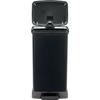 CURVER - Poubelle a pédale 50L - Couleur Noir Carbone - Design Moderne