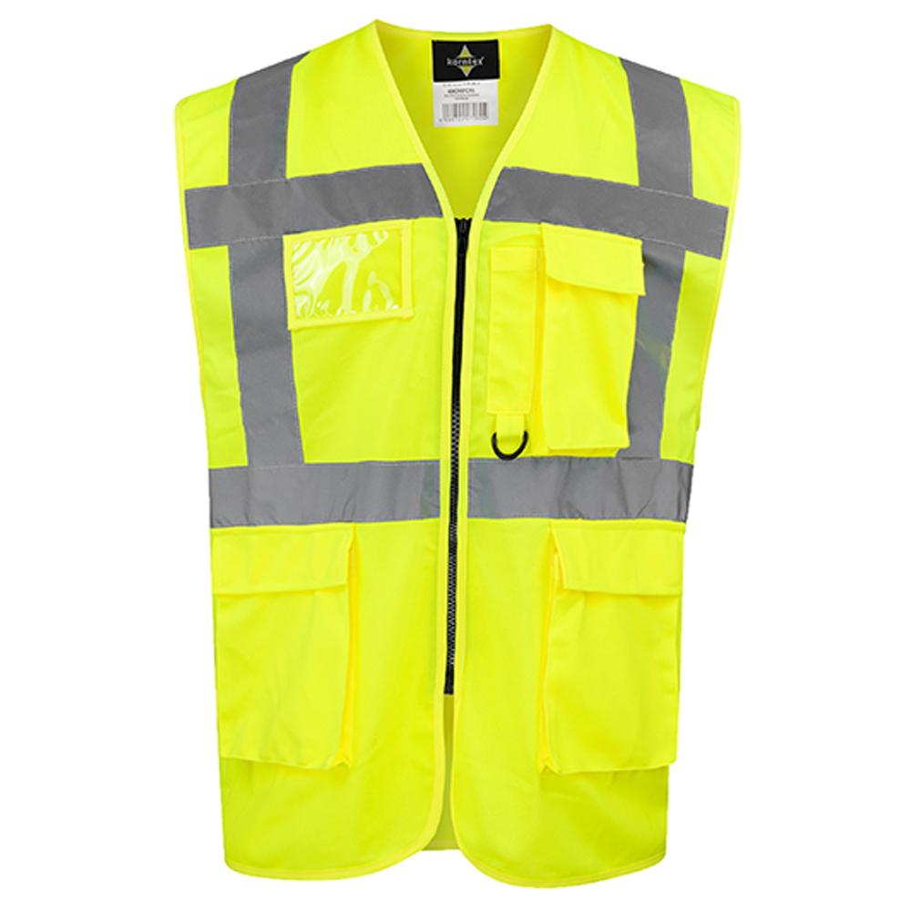 Korntex Unisex Adult CO² Neutral Hamburg Multi-Functional Hi-Vis Vest