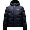 Schneejacke Outdoor Winddicht Kapuze Langarm Entendaunenjacke Herrenjacken Basic-Schwarz 952446902-8