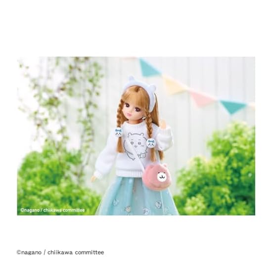 Takara Tomy Licca-chan Doll LD-08 Chiikawa Daisuki Licca-chan Dress-up Pretend Play Toy Ages 3 and u