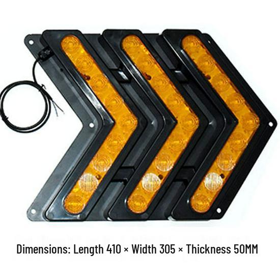 Luminous Arrow Traffic Sign for Karting Tracks, Parking Lots, and Garages