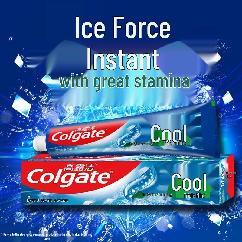Colgate Ice Cool Triple Mint Toothpaste 150g (3-Pack)