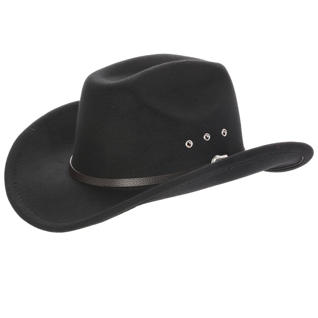 JYL TS DIY Ethnic Cowboy Hat Outdoor Sun Protection Hat Felt