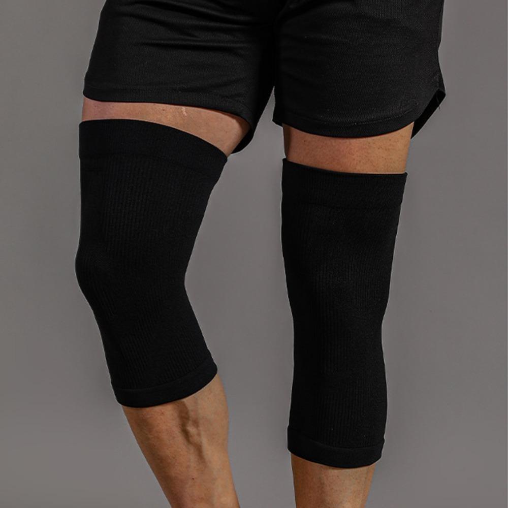 

1 Pair Elbow Support Knee Braces Breathable Cycling Knee Support Sport Knee Pads Skating L рожевий