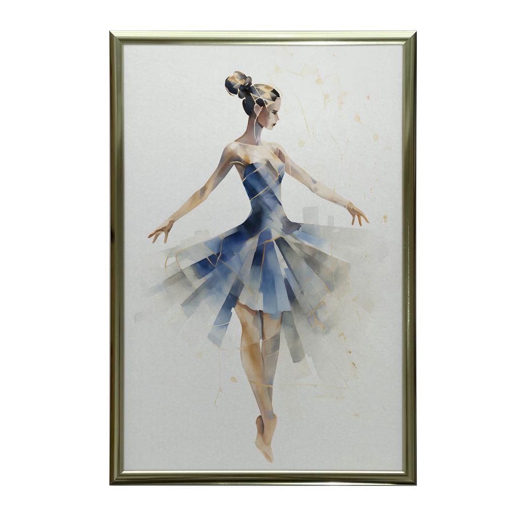The Elegance of the Ballerina's Dance The Elegance of the Ballerina's Dance, 30X40 Cm, Without Frame, Premium Canvas On Stretcher