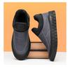2023 New Men's Winter Snow Boots Thick Sole Non Slip Plush Warm Cotton Shoes Slip-On Flat Sole Elderly Casual Snow Shoes