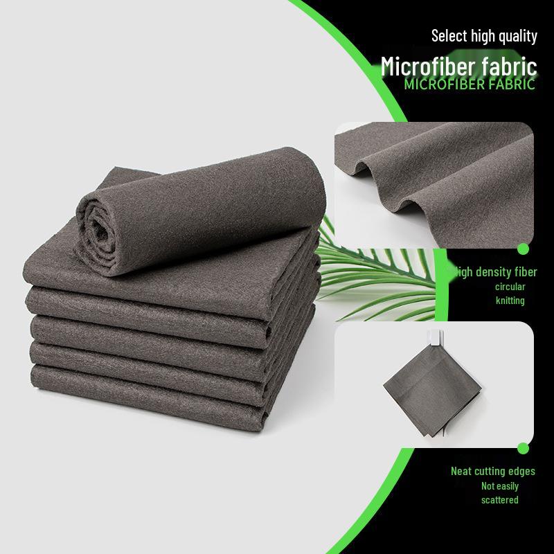 50x50 Large Glass Cleaning Cloth - Thick, Water-Absorbent, Dust-Removing Towel for Cars