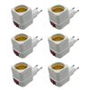 1PC E27 EU Plug Lamp Light Holder Base Socket Converter Adapter with Control Switch