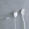 1/5pcs Self-adhesive Hooks Rack Wall Hanger Space Saver Flower Heavy Load Transparent Strong Self Strong Kitchen Bathroom Towel