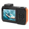 4K 65MP Underwater Camera Autofocus 2.88in 1.44in Dual Screen 2500mAh 33FT Water Proof Camera Underwater Digital Camera for Snorkeling