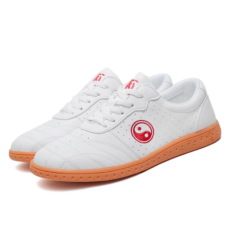 Taijiquan Kung Fu sports shoes women's Chenjiagou Taiji shoes soft beef tendon sole genuine leather martial arts shoes men's practice shoes
