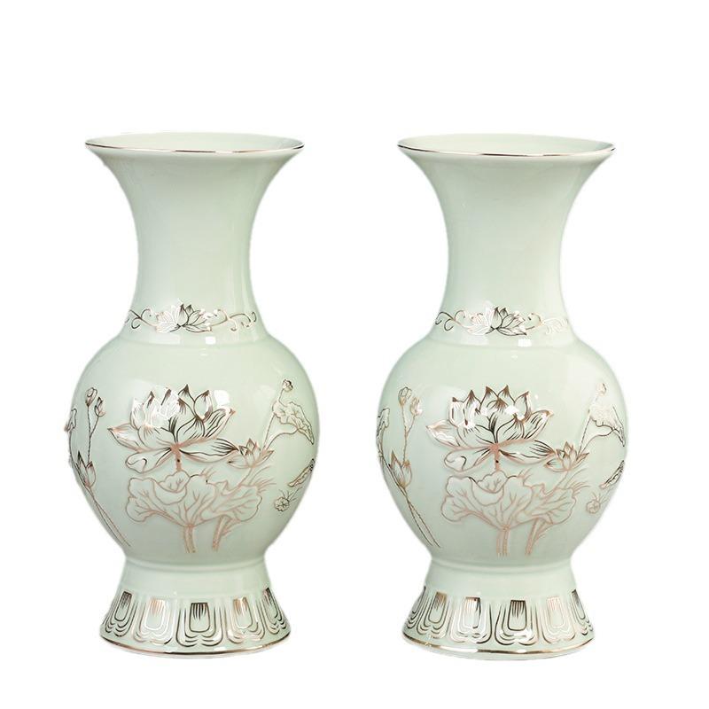 1pc Ceramic Buddhist Tools Household Indoor Water Supply Cup Vase Ornaments Temple Decoration Sacrificial Supplies Feng Shui