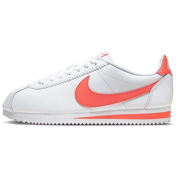 Nike Classic Cortez Leather White Pink Women's 807471-115