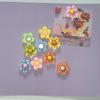 5pcs Daisy Sunflower Magnetic Refrigerator Stickers Can Be Used for Whiteboard, Office, Home Decoration