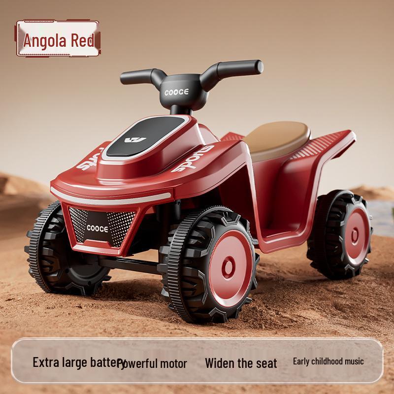 Elektrisches Kinderstrandauto mit Lichtern & Musik, Wiederaufladbares Modell für 1- bis 4-Jährige