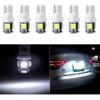 cciyu License Plate Light, T10 W5W Wedge 168 194 LED Bulb for Interior Dome Map lights Courtesy Light 6000K Xenon W hite,6Pack