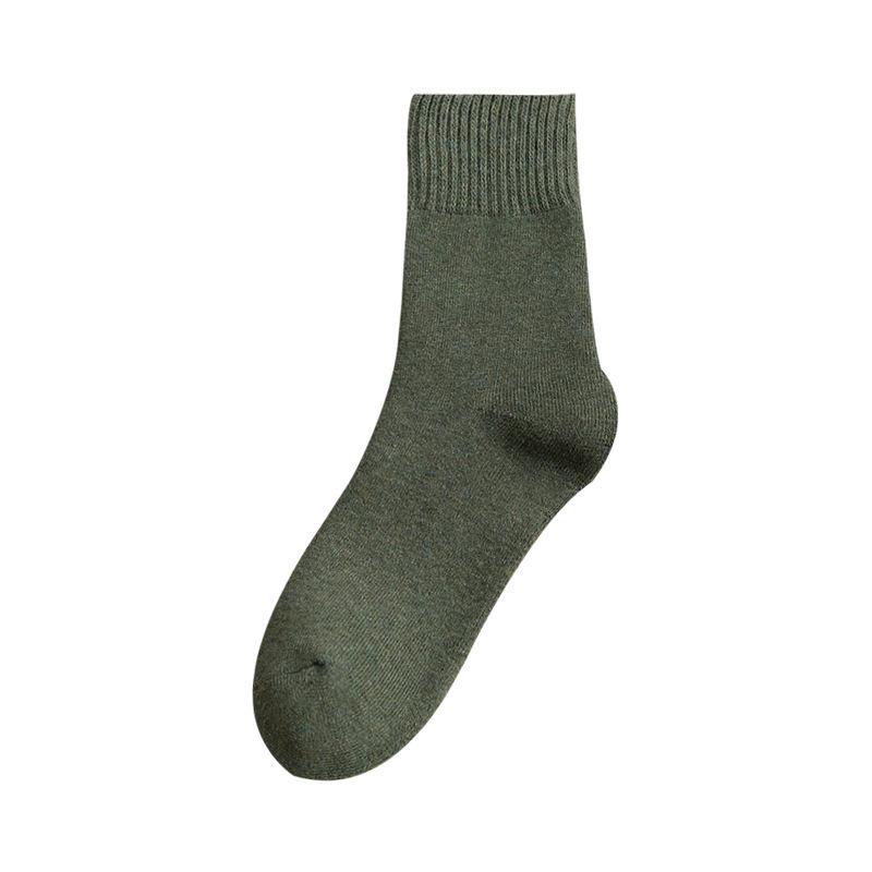 Autumn and winter thickened floor socks women's plush home lock warm terry socks warm women's sleep socks soft waxy plush confinement socks