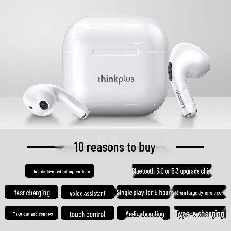 ThinkPlus Lenovo LP40 True Wireless Bluetooth Earbuds