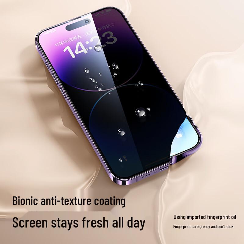 ShineMore Anti-Peep Tempered Glass Screen Protector for iPhone