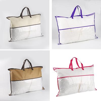 Tote Bag Tlačené logo Bytový textil Netkaná látka Balenie na zips Taška Úložná taška Veľkoobchod Šijacie PVC Vankúš Prachotesný