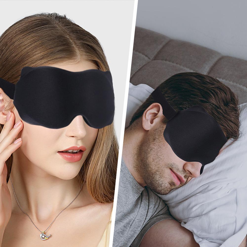 3D Stereoscopic Eye Mask Memory Cotton Sleep Eye Mask Travel Business Trip Nap Shading Eye Mask Eye Cover Patch