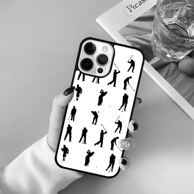 Cool Golfing Golf Club Coque Shell For iPhone 17 Air 15 16 14 13 12 Pro Max 11 Pro Max Plus Phone Case Cover