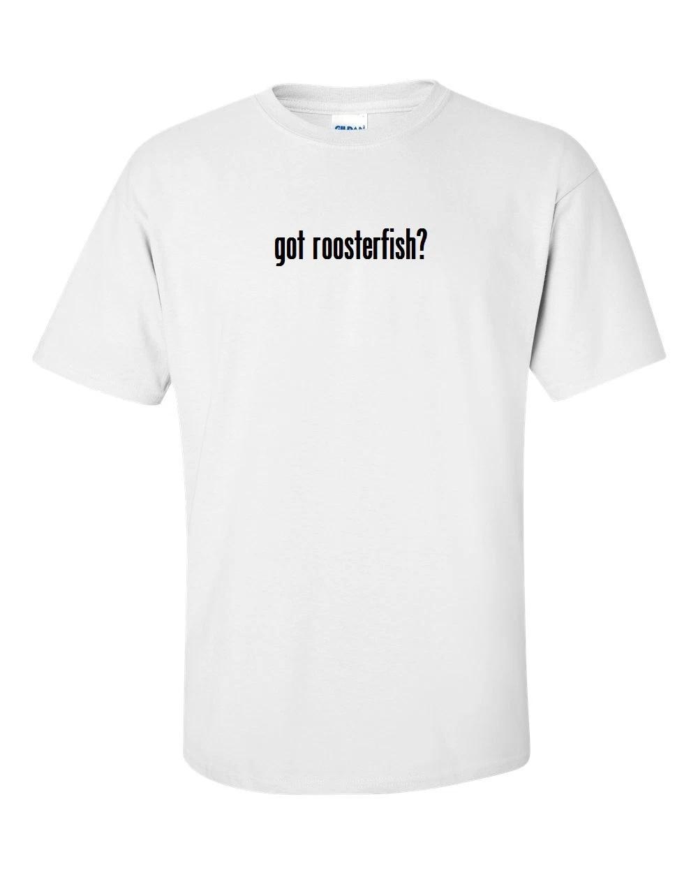 got roosterfish ? Cotton T-Shirt Tee Shirt Gildan Black White S-5XL 4XL
