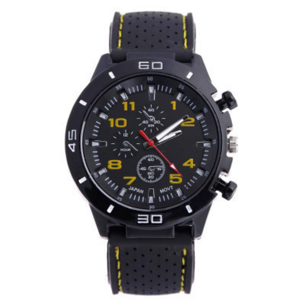 Men's Waterproof Luminous Running Alarm Clock Watch