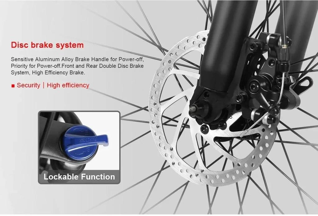 SY26-II style Electric Bicycle 500W Motor 36V 13AH Lithium Battery City Electric Bike 26-inch Fat Tire Mountain Riding E-bike